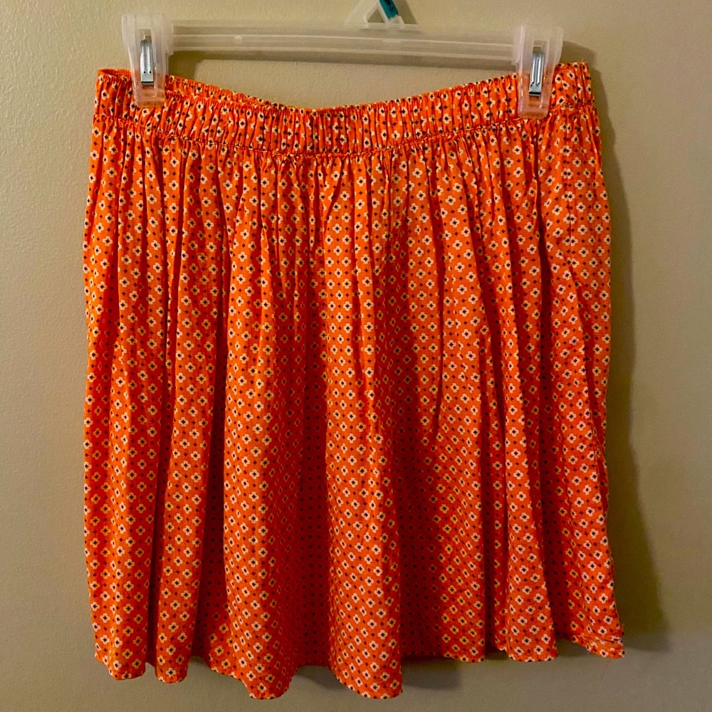 Pink/Orange Mini Skirt